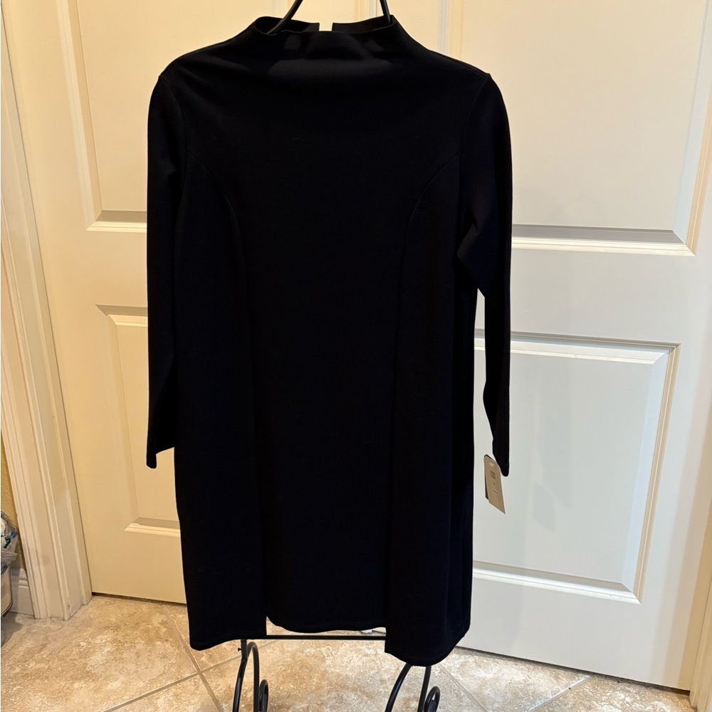 Clara Sun Woo Elegant Black Long Sleeve Dress